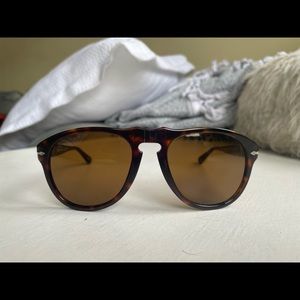 Persol Tortoise Shell Aviator Sunglasses